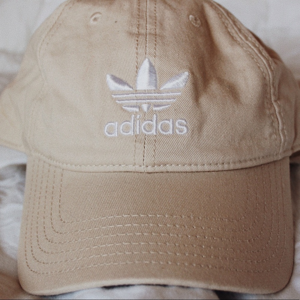 Tan Adidas Baseball Cap